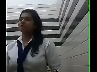 Big Tits Indian employee Stripping for Boss